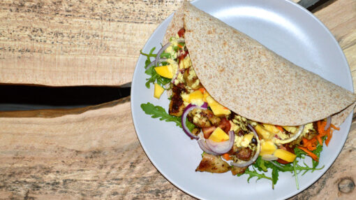 Kyllingewrap med mango dressing, - GastroUlven