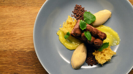 Kaffechokolade dessert med lemon twist - Dessert fra Gastroulven